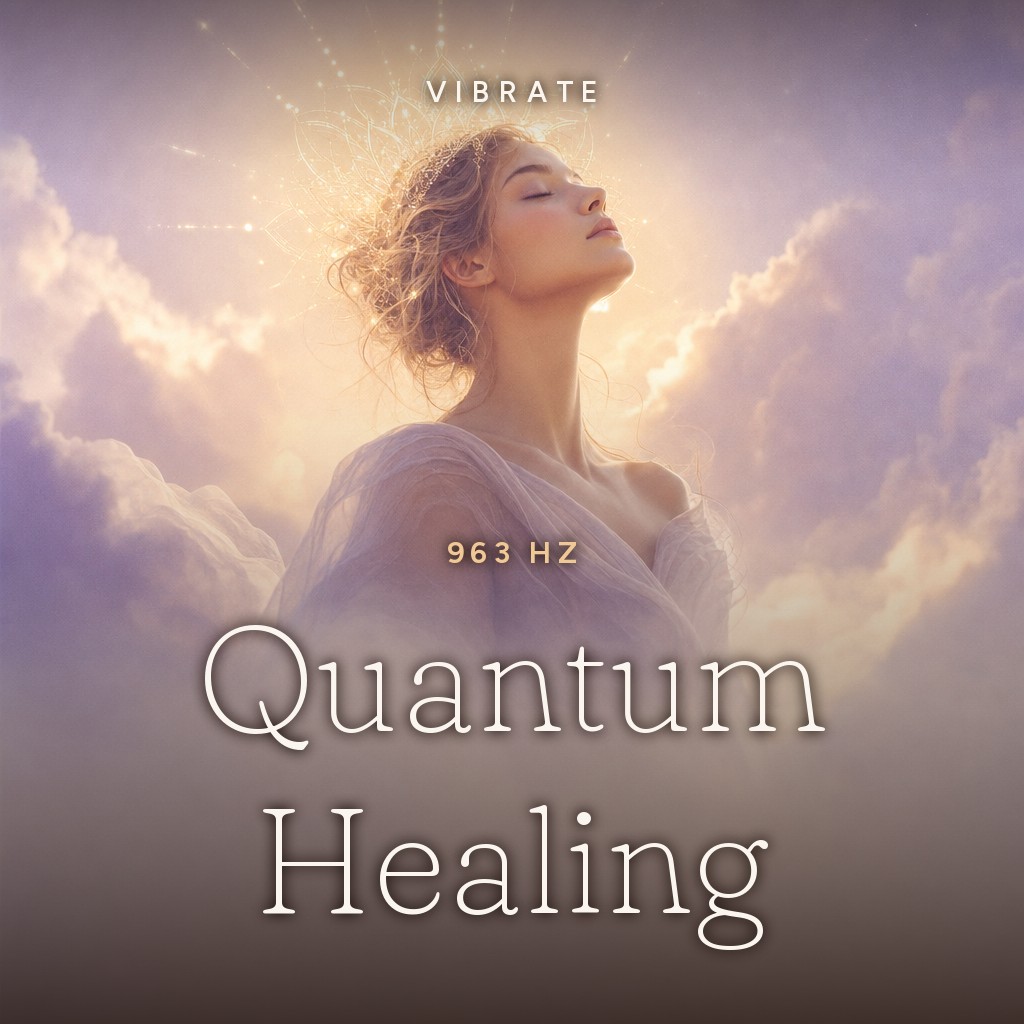 963 Hz Quantum Healing — Vibrate FM album cover